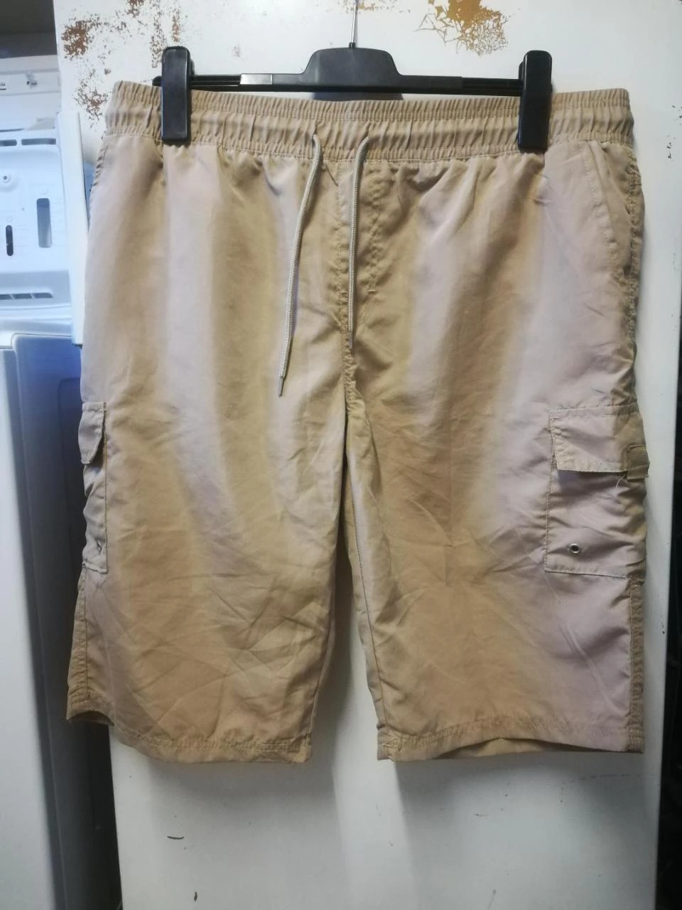 Bermudas (largo 60 cm) elástico Ecru/Sable etiqueta T.XL – photo 8